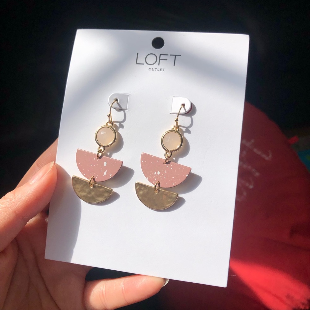 Half Moon Dangle Earrings